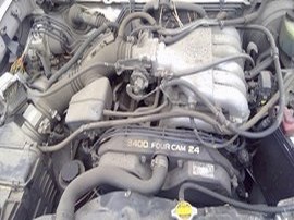 1998 TOYOTA 4RUNNER SILVER SR5 3.4L,AT,4WD.  Z24893